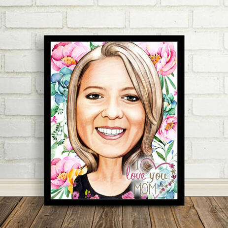 Print on Photo Paper: Pencils Cartoon Drawing from Photo - example