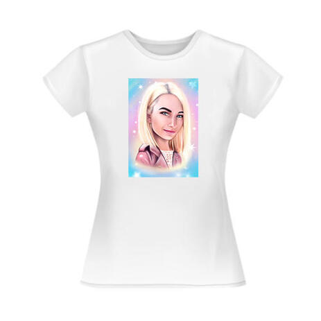 Personalized Caricature Tshirt Drawn - example