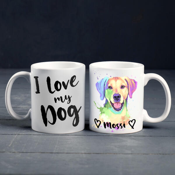 dog mug custom