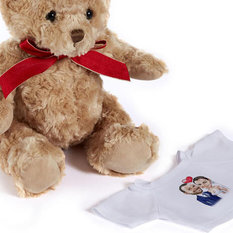Bride and Groom Caricature on Teddy Bear - example