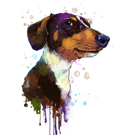 dog painting