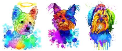 Yorkie Caricature