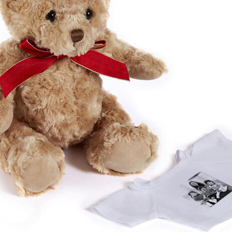 Family with Kids Caricature as Teddy Bear - example
