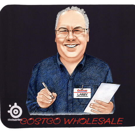 Portrait for Business on Mouse pad - example