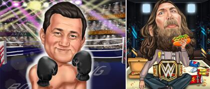 Boxing Caricature