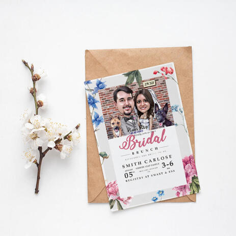 Caricature of Bride, Groom for Wedding - example