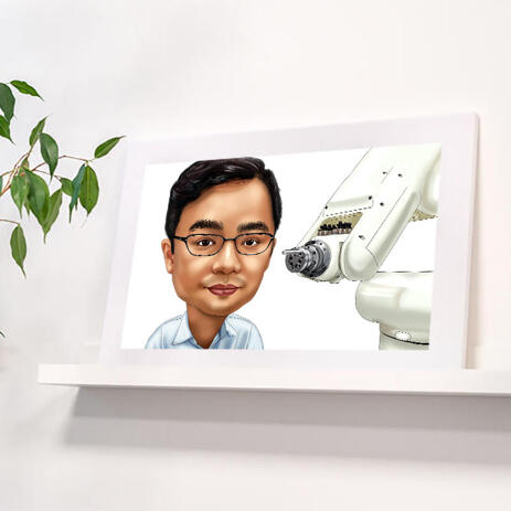 Business Caricature on Poster - example