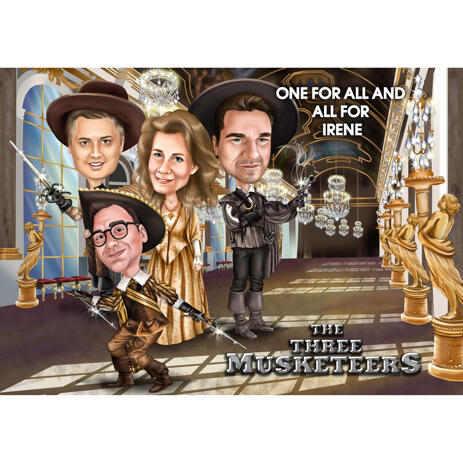 Musketeers Caricature for The Three Musketeers Fans - example