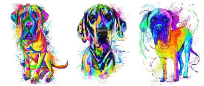 Great Dane Сaricature