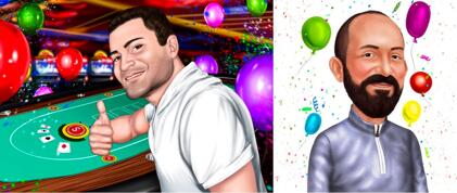 Dad's Birthday Caricature