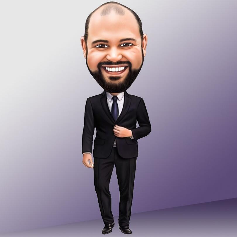 caricature drawing full body