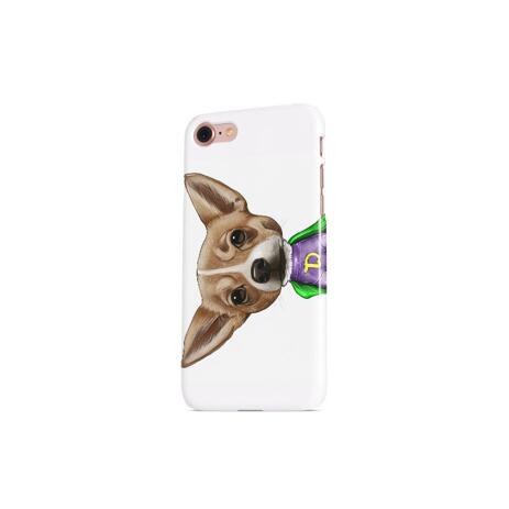 Dog Caricature from Photos Printed as Photo Case - example