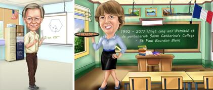 Teacher Caricature