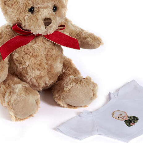 Toddler Caricature from Photos as Teddy Bear - example