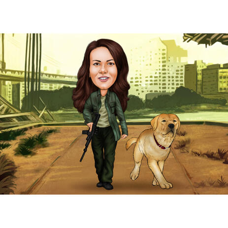 Owner with Pet as Any Movies Characters - example