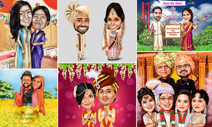 Indian Caricature large example