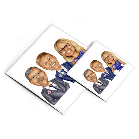 Wedding Family Portrait from Photos - example
