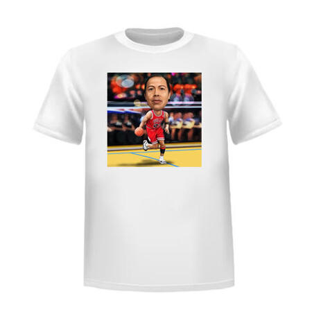 Kundenspezifische Karikatur-T-Shirt Designs - example