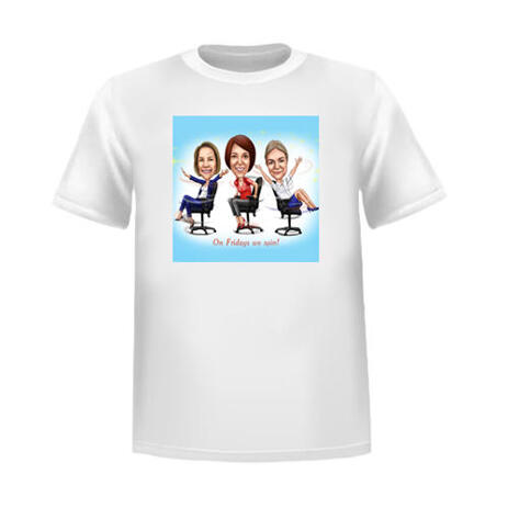 Group Drawing Tshirt Design - example