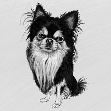 Custom Dog Portrait from Photos for Pet Birthday or Pet Loss Gift - example