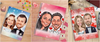Spiral Notebook Caricature