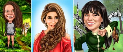 Female Caricature