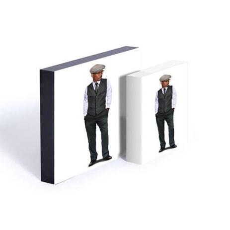 Employee Caricature on Photo Block - example