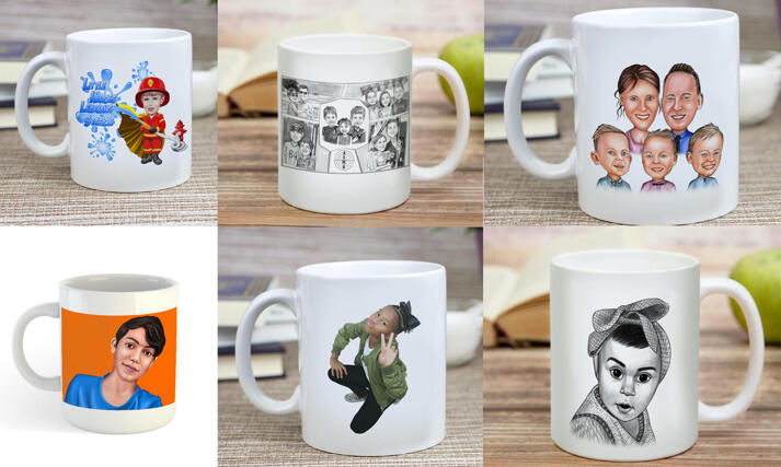 Kids Mug Caricature large example