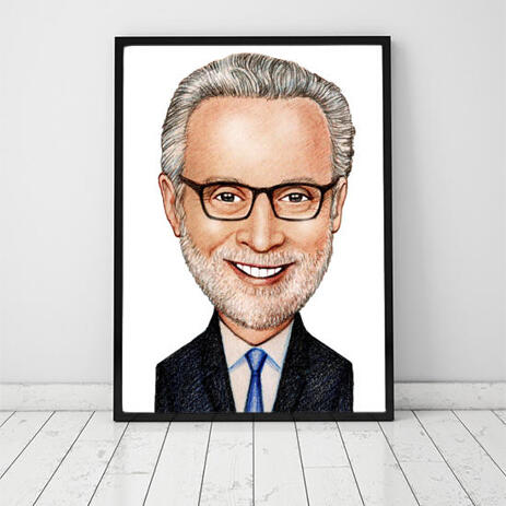 Poster with Corporate Caricature - example