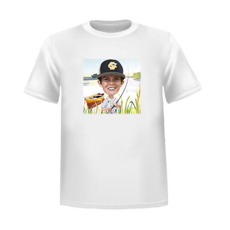 Personalized Tshirt with Kid Caricature - example